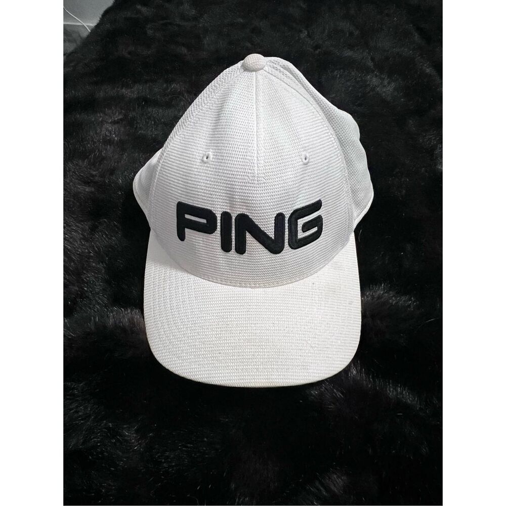PING FlexFit SensorCool White Hat Size S/M